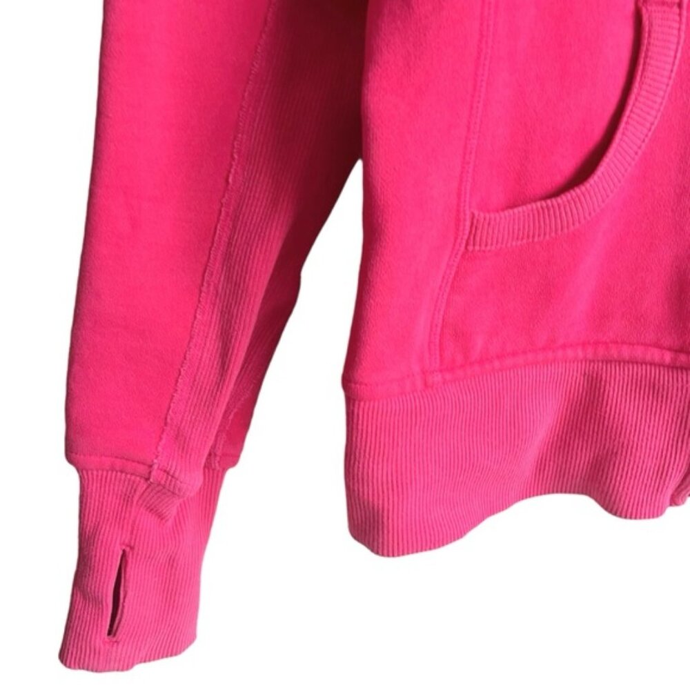 Lululemon Scuba Hoodie Size 2 Pink Raspberry Glo Light - Picture 5 of 13